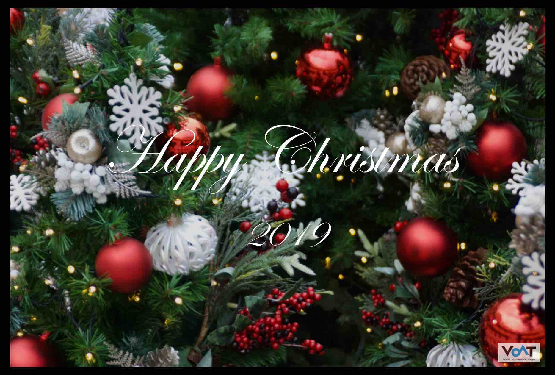 ボーカルスクールVOAT スクール情報ブログ VOAT Christmas Campaign 2019  イメージ